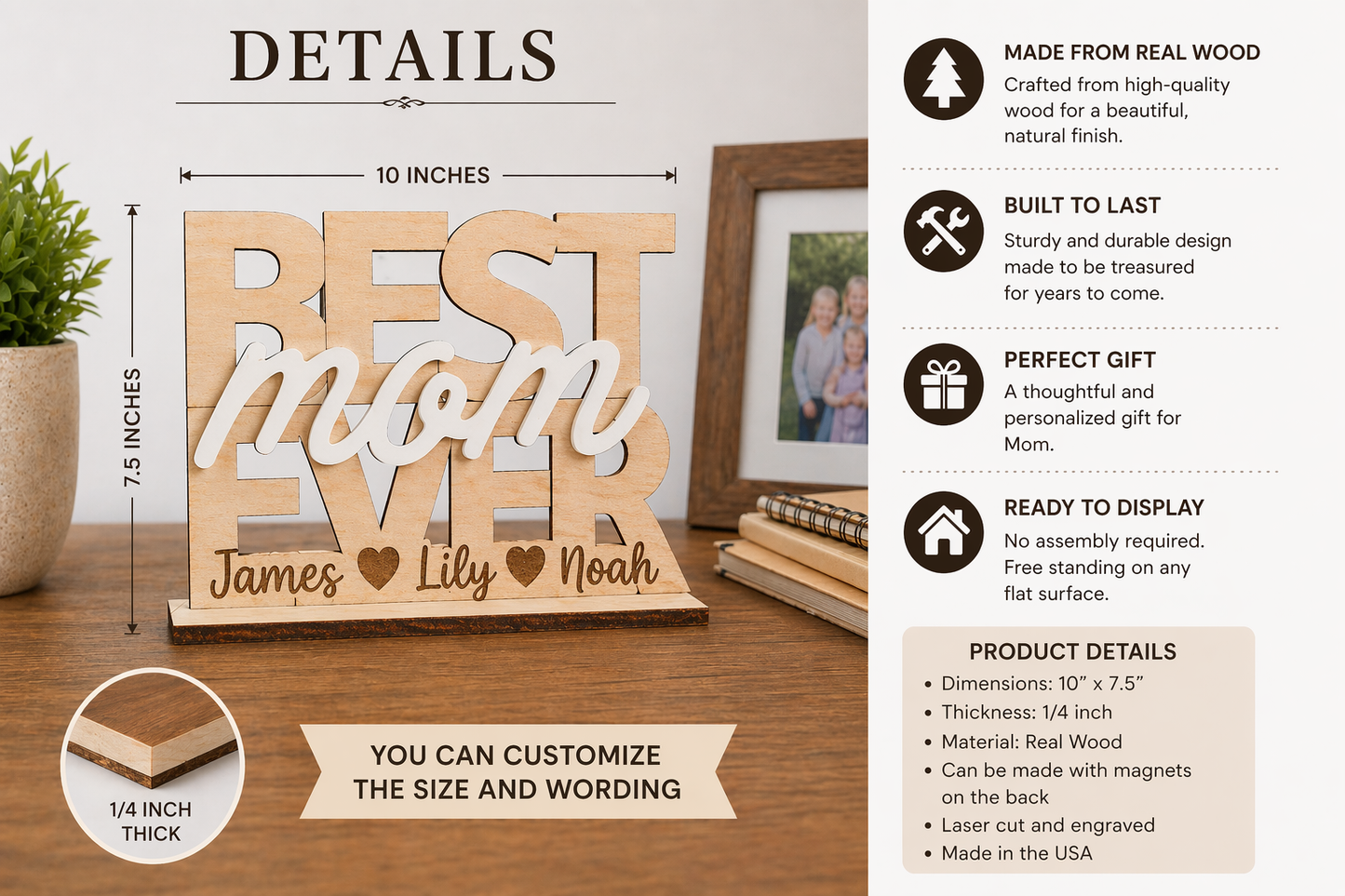 Mother’s Day Desktop Gift