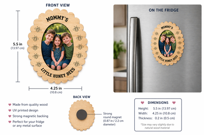 Honeybee picture frame/fridge magnet ￼