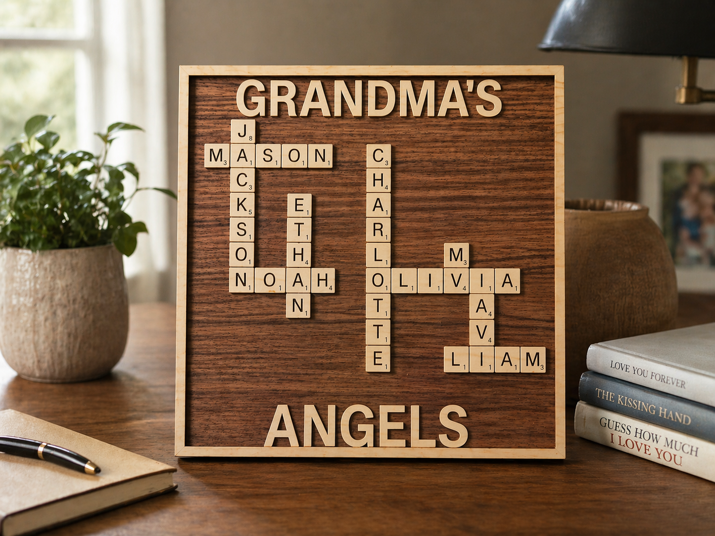 Scrabble Tile Desktop or Wall Decor