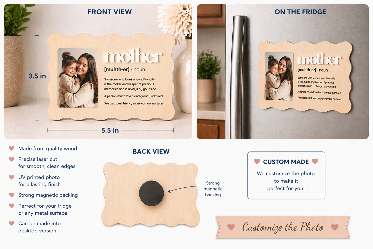 Scalloped Frame/Magnet