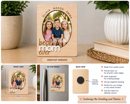 Best Mom Ever Frame/Magnet