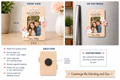Flower Frame/Fridge Magnet
