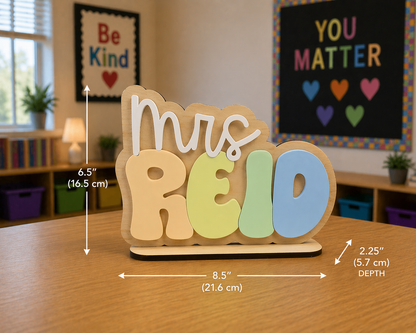 Free Standing Name Sign