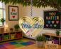 Heart Pencil Teacher Ornament