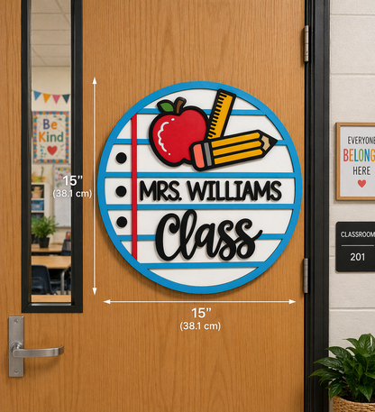 Teacher Name Door or Wall Sign