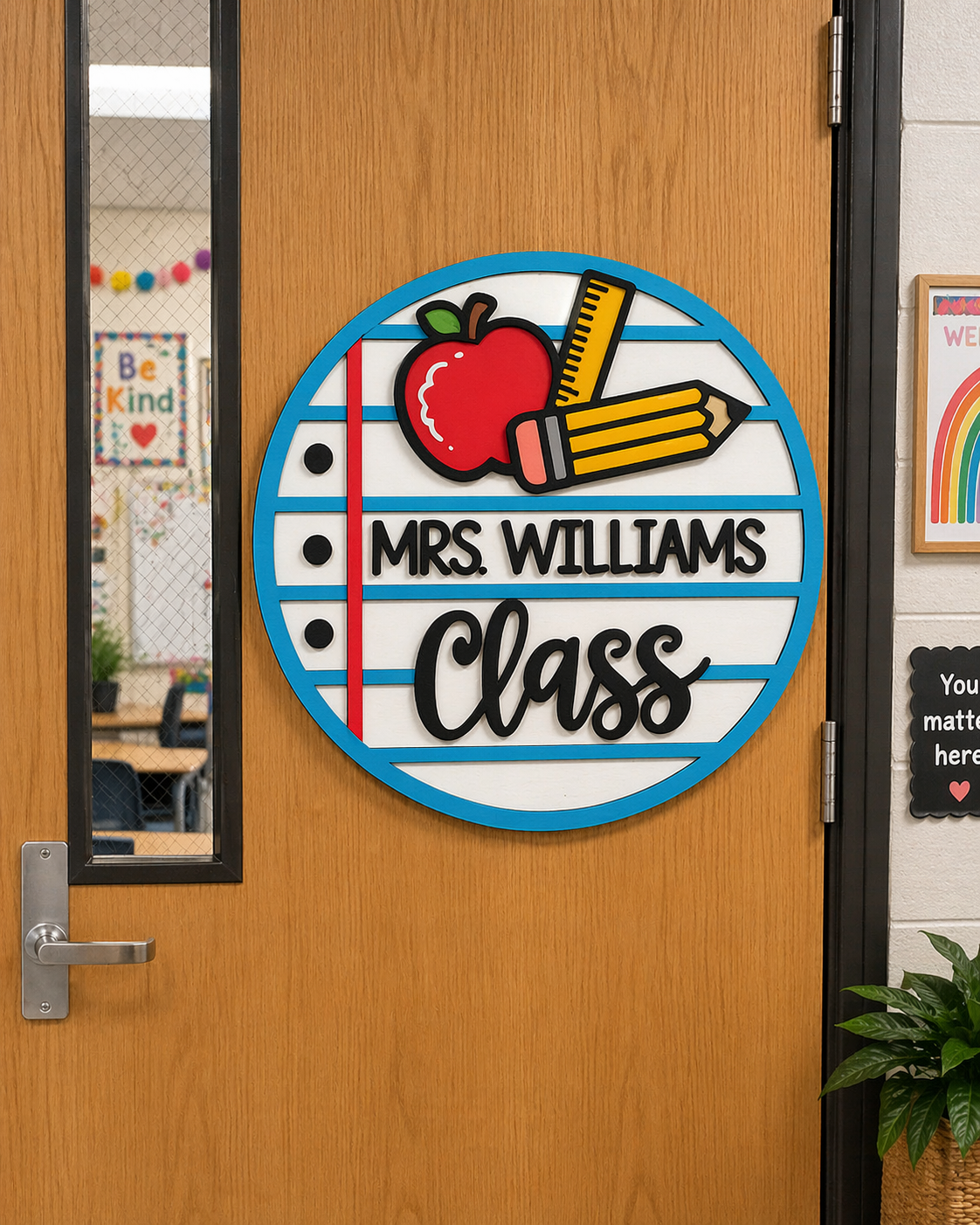 Teacher Name Door or Wall Sign